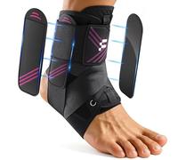 Fitomo Ankle Support with Quick Lace Up, Ultra-Thin & Breathable Ankle Brace for Almost all shoes, Adjustable Ankle Stabilizer for Ligament Damage, Sprained Ankle, Injury Recovery ＆ Prevention