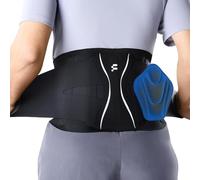 Fitomo Back Support Belt, Ultra Thin Back Brace for Lower Back Pain Women, Enhanced Lumbar Support System, Seamless Yoga Fabric, Slim-Fit & Invisible, Wear under Clothes, Sciatica, Posture, Lifting