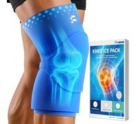 Fitomo Knee Ice Pack Wrap, Flexible Reusable Gel Pack for Knee Pain Relief | Extra Thick Knee Coverage, Flexible Gel Pack, Hot Cold Therapy, Swelling Relief, Sports Injury Recovery, Post Surgery Use, L