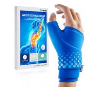 Fitomo Thumb & Wrist Ice Pack Wrap, Reusable Gel Pad for Carpal Tunnel Relief, Ergonomic Fit, Thickened Long Lasting Hot/Cold Pack for Arthritis, Computer Overuse Injuries, Sports Injuries, S/M