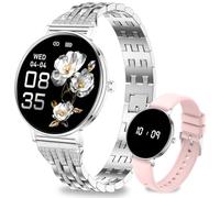 Fitoncloud Smart Watches for Women, 8mm Ultra-Thin 1.32" AMOLED Display with Always-On Mode, 7-Day Battery, Heart Rate & SpO2 Sleep Monitor, Bluetooth Call, IP68 Waterproof Smartwatch for Android iOS