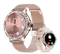 Fitonus Smart Watches for Women Answer/Make Calls,1.3'' Ladies Watch with Menstrual Cycle/Blood Pressure/Oxygen/Heart Rate/Sleep Monitor,IP68,110+ Sports Fitness Tracker Smartwatch iOS Android