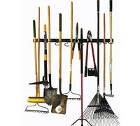 FITOOL Adjustable Storage System 48 Inch, Wall Holders for Tools, Mop Broom Holder, Garage Organizer, Garden Tool Storage