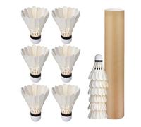 Fitooles 12 Pcs Duck Feather Badminton Shuttlecocks Durable Training Badminton Ball Lightweight Shuttlecock For Outdoor Sports