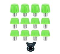 Fitooles 12Pcs 6mm Thread Football Studs Soccer Cleats Football Boot Spikes Soccer Cleats For Training Competition Enduring Boot Spikes