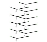 Fitooles 5/10Pcs Fishing Balance Connectors With Buckles Swivels Anti-Tangle Tube Tackle For Saltwater Multiple Size Fishing Anti Entanglement System