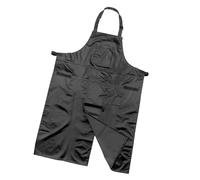 Fitooles Full Coverage Pottery Apron Split Leg Unisex Pinafore with Pocket Water Resistant Polyester Apron for Crafting
