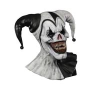 Fitooles Full Head Clown CostumeMask Ventilated Design Latex Halloween Prop for Role Play Event & Theme Parties Adult Cartoon Party Mask
