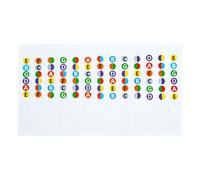 Fitooles Guitar Fretboard Sticker Color Coded Note Decals Guitar Learning Tool for Beginner Learners Practice Fit 6 String