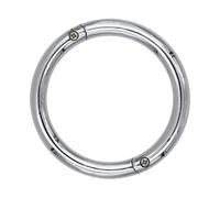 Fitooles Large Size Carbon Steel Cow Nose Rings Secure Control Easy Mounting Farm Heavy Type Nose Rings