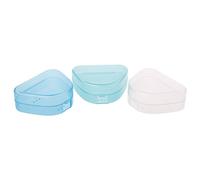 Fitooles Orthodontic Retainer Denture Bath Mouthguard Storage Box for Case