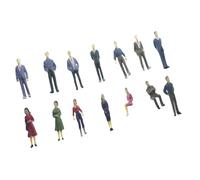 Fitooles Pack Of 25 Miniature People Random Poses Figurines For Model City Scene With Vibrantly Color And Realistic Detail Urbans Miniatures Educational Dioramas