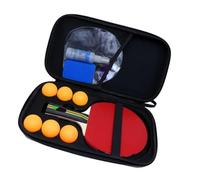Fitooles Professional Table Tennis Paddle Carrying Case Collision Resistant Waterproof Tennis Racket Protector Storage Bag Portable Racket Case Double