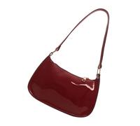 Fitooles Retro PU Leather Shoulder Bag for Women Elegant Underarm Bag Satchel Purse Fashionable Evening Handbag Armpit