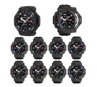 Fitooles Scratch Resistant Case Protective Cover Half Wrap Enclosed Housing Suitable For Smartwatch With Full Access To Controls Antiscratch Band Case