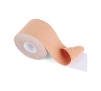 FITOP Kinesiology Tape, Uncut Kinesthetic Tape 5cm x 5m Roll for Athlete, Beige