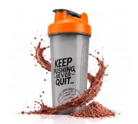 FitOrbit Protein Shaker Bottle, 600ml with Wire Mixing Ball, Leak-Proof, BPA-Free, Dishwasher Safe, Gym Shaker for Protein Shakes, Pre-Workout & Supplements Drinks