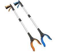 FitPlus Grabber Reacher Tool, Premium Grabber Tool 32 Inch, Strong Magnet Grabber Reacher for Elderly, Lightweight Extra Long Handy for Trash, Use with Wheelchair