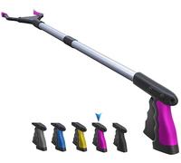 FitPlus PowerGrip T9, Grabber Reacher Tool, Wide Jaw, 32", 2 Year Warranty, Foldable, Steel Cable, with 96 Grip Points for Firm Grip, Magnet,…