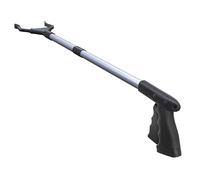 FitPlus PowerGrip T9, Grabber Reacher Tool, Wide Jaw, Foldable, Steel Cable, with 96 Grip Points for Firm Grip, 32" with Magnet (Black, 32 Inch)