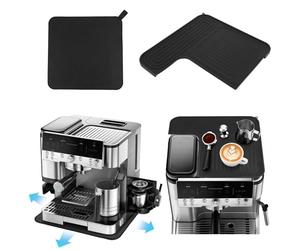 FitRepa 2 PCS Coffee Machine Mat, Sliding Mat & Food-Grade Silicone Mat for Ninja Luxe Espresso Coffee Machine ES601/ES701, 2-in-1 Anti-Slip Pad, Protects The Top Surface, Waterproof, Easy To Clean