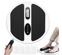 FitRepa Blood Circulation Massage Machine for Feet and Legs Blood Booster Machine for Foot with 4 Tens Pads Muscle Neuropathy Pain Relief, Tens & Ems Foot Massagers for Pain And Circulation Stimulator