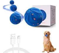 FitRepa Smart Interactive Dog Ball Toys - E-TPU Material Interactive Dog Toy, USB-C Rechargeable Automatic Active Rolling Balls for Medium and Large Dogs for Dog Owners (Blue)
