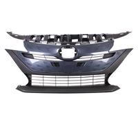 Fits 16-19 Toyota Prius Front Grille Black With Grey Trim Plug-in Models