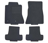 Fits 2015-2024 Ford Mustang Floor Mats Front & 2nd Row Seat Liner Set 3D Custom Fit All-Weather Full Set Liners, Black (All Models)