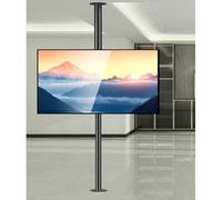 Fits 32-75inch TV Ceiling Mount Adjustable Bracket - LCD TV 360 Degree Rotating Frame, Partition Wall Rotating Rack Rotating TV Cabinet Rotating Base, Up to 110 Lbs(110135cm)