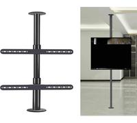 Fits 32-75Inch Tv Ceiling Mount Adjustable Bracket - Lcd Tv 360 Degree Rotating Frame, Partition Wall Rotating Rack Rotating Tv Cabinet Rotating Base, Up To 110 Lbs,170205cm