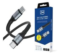 Fits 3MK PROTECTION CABLECC1MNSER240B 3MK-HYPER CABLE 1M N-SERIES 240W C TO C