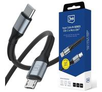 Fits 3MK PROTECTION CABLECTOMICNSER3M 3MK-HYPER CABLE C TO MICRO 3M N-SERIES