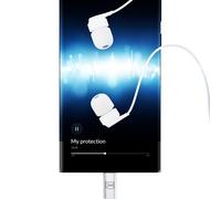 Earphones Hands-free kit, White