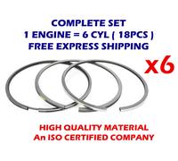 fits 6CYL Piston Rings 115MM STD IVECO 08-524700-00 8361.25.510 8101cc Tractor