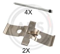 BRAKE PAD FITTING KIT 1796Q A.B.S. for VW TOUAREG