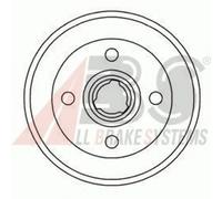 A.B.S. 2325-S Brake drum