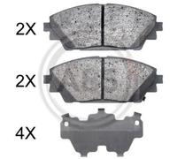 Brake pads 35022 A.B.S. for MAZDA 3 3 Saloon CX-3 CX-30
