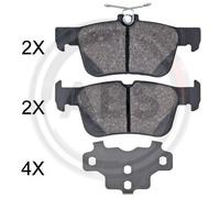 Original a. B. S. S. Set of Brake Pads Disc Brake 35060 for Ford USA Ford