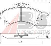 ABS All Brake Systems Brake Pad Set 36919 – Fits Mitsubishi Carisma 1.6