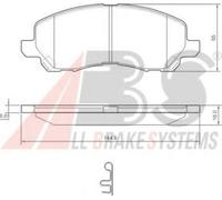 Original A.B.S. Brake Pad Set Disc Brake 37202 for Chrysler Citroën Dodge