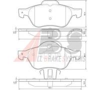 A.B.S. 37217 Brake pad set