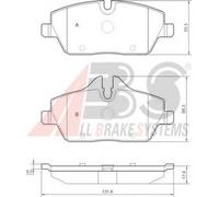 A.B.S. 37434 Brake pad set