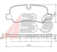 A.B.S. 37500 Brake pad set