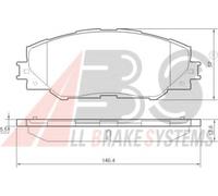 A.B.S. 37543 Brake pad set