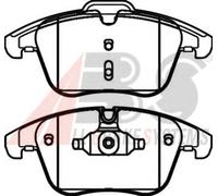 ABS All Brake Systems Brake Pad Set 37568 - Disc Brake - Fits Ford, Land Rover, Volvo, MG