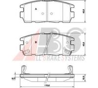 Fits A.B.S. 37583 Brake pads ⭐UK Stock⭐