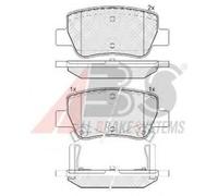 Brake pads 37737 A.B.S. for TOYOTA AVENSIS Saloon AVENSIS Estate