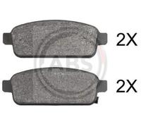 ABS All Brake Systems Brake Pad Set 37790 - Rear Disc for Chevrolet/Opel/Vauxhall