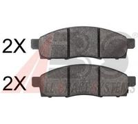 ABS All Brake Systems Disc Brake Pad Set 37832 for Nissan NV200/Evalia 1.5L Front